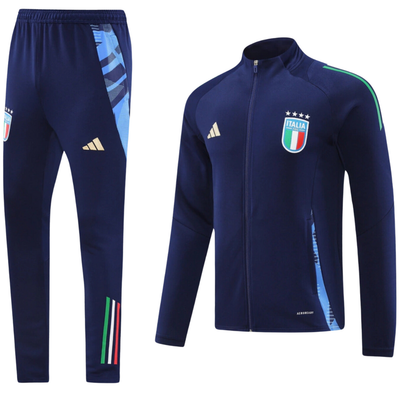 Italy Sets blue pants and blouse