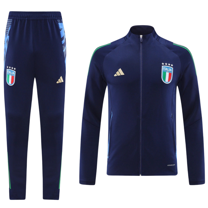 Italy Sets blue pants and blouse