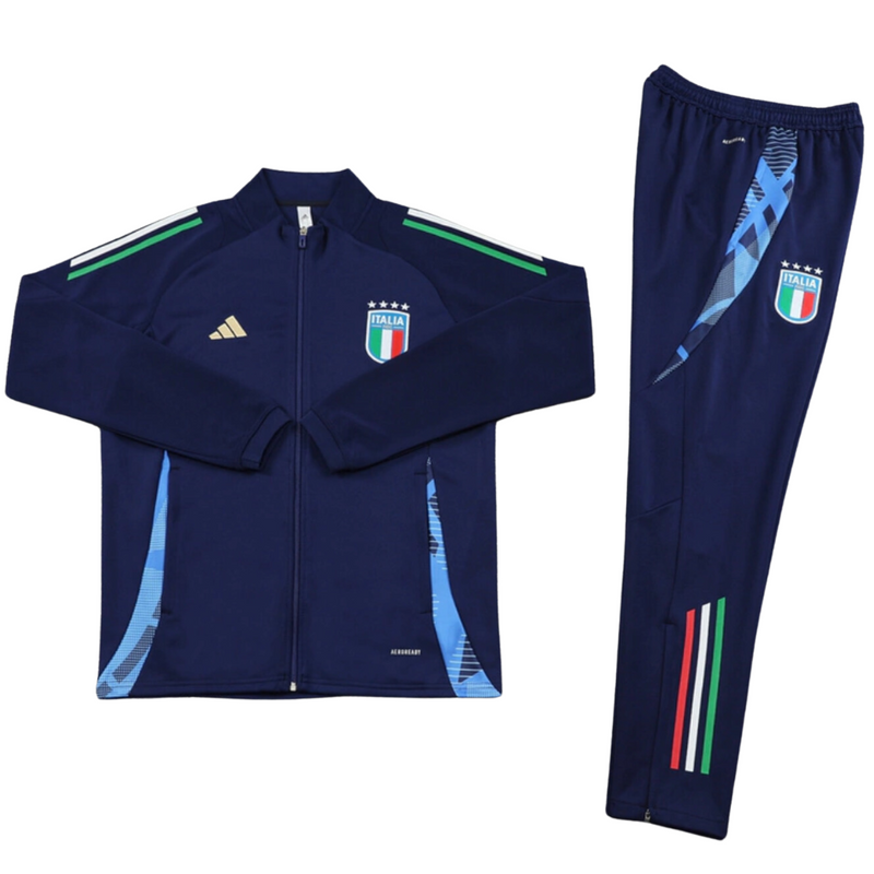 Italy Sets blue pants and blouse