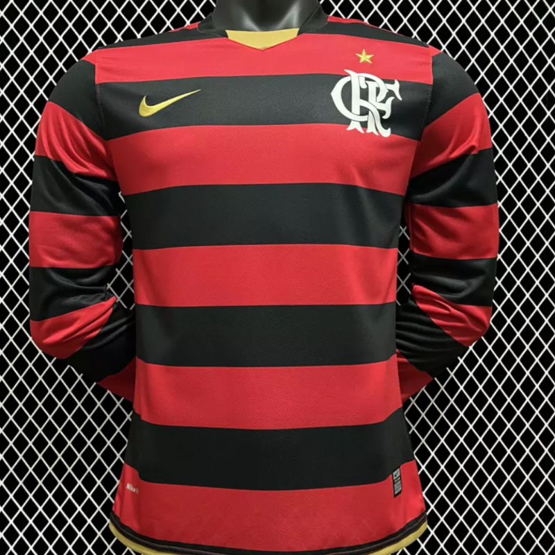 Flamengo Jersey retro 2008 long sleeve player home