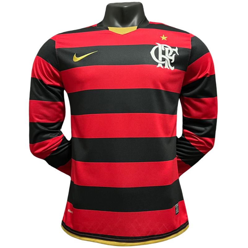 Flamengo Jersey retro 2008 long sleeve player home