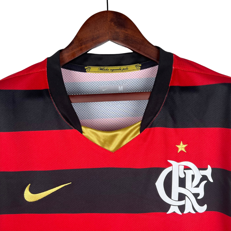 Flamengo Jersey retro 2008 long sleeve player home