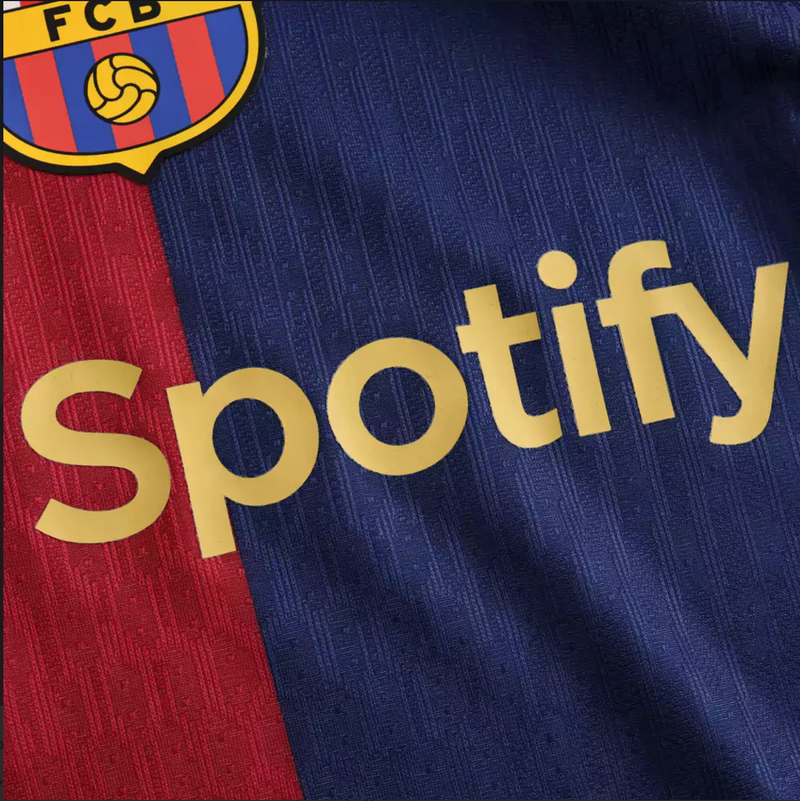 Barcelona Jersey Spotify home player